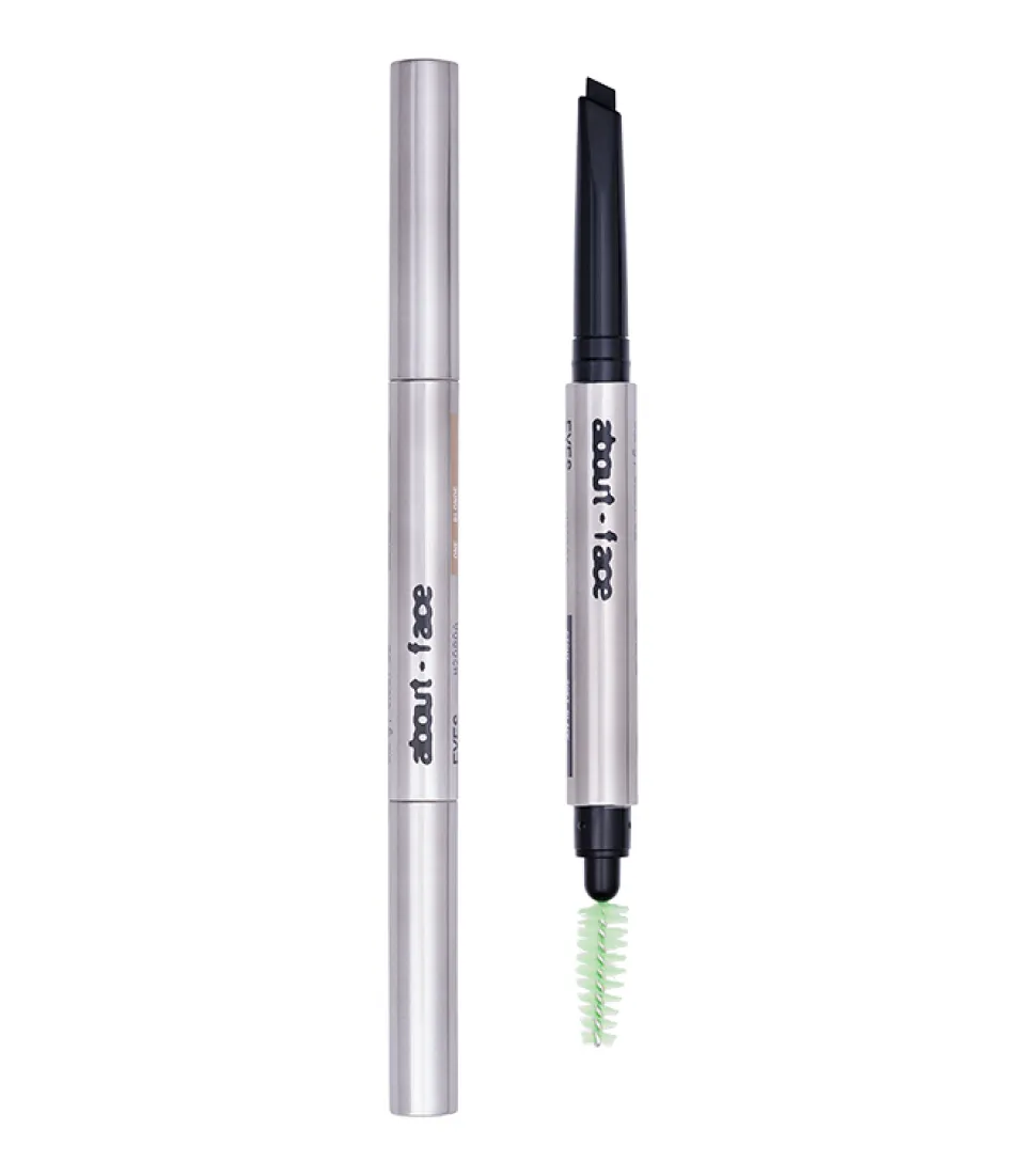 about-face - Lápiz de cejas Brow Artist - 08: Soft Black