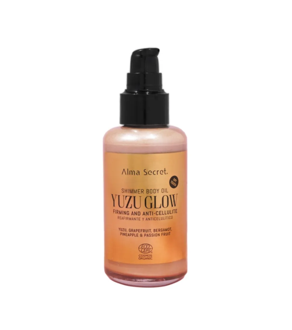 Aceite corporal reafirmante y anticelulítico con Shimmer Yuzu Glow