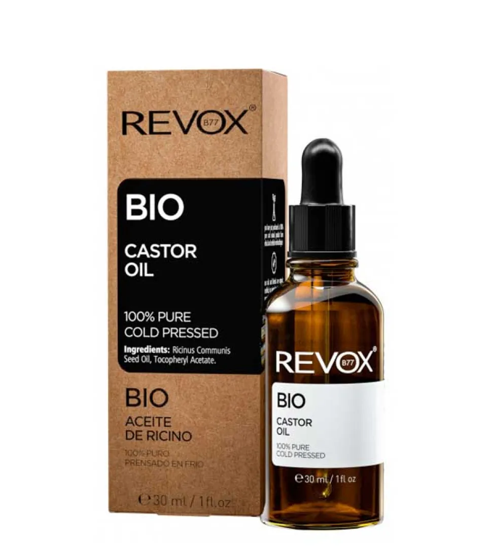 Aceite de ricino 100% puro prensado en frío Bio