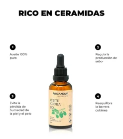 Aceite jojoba Bio 100% puro