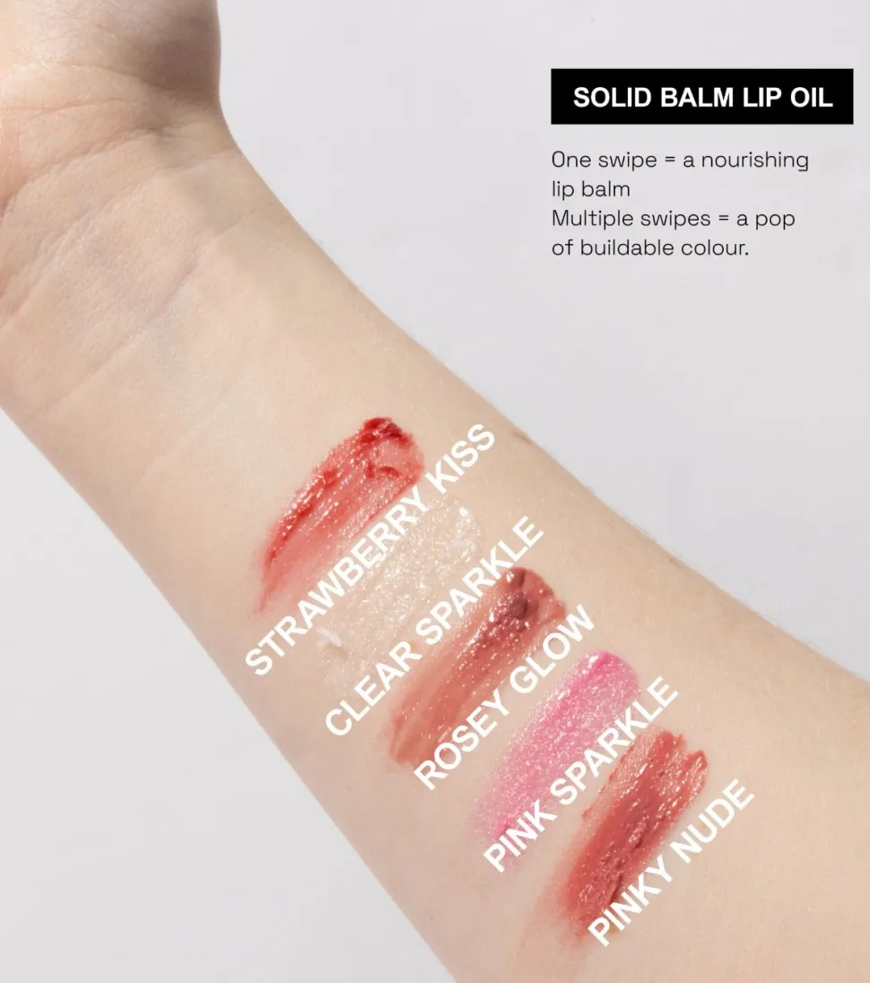 Aceite labial sólido con color Twist & Shine - Clear Sparkle