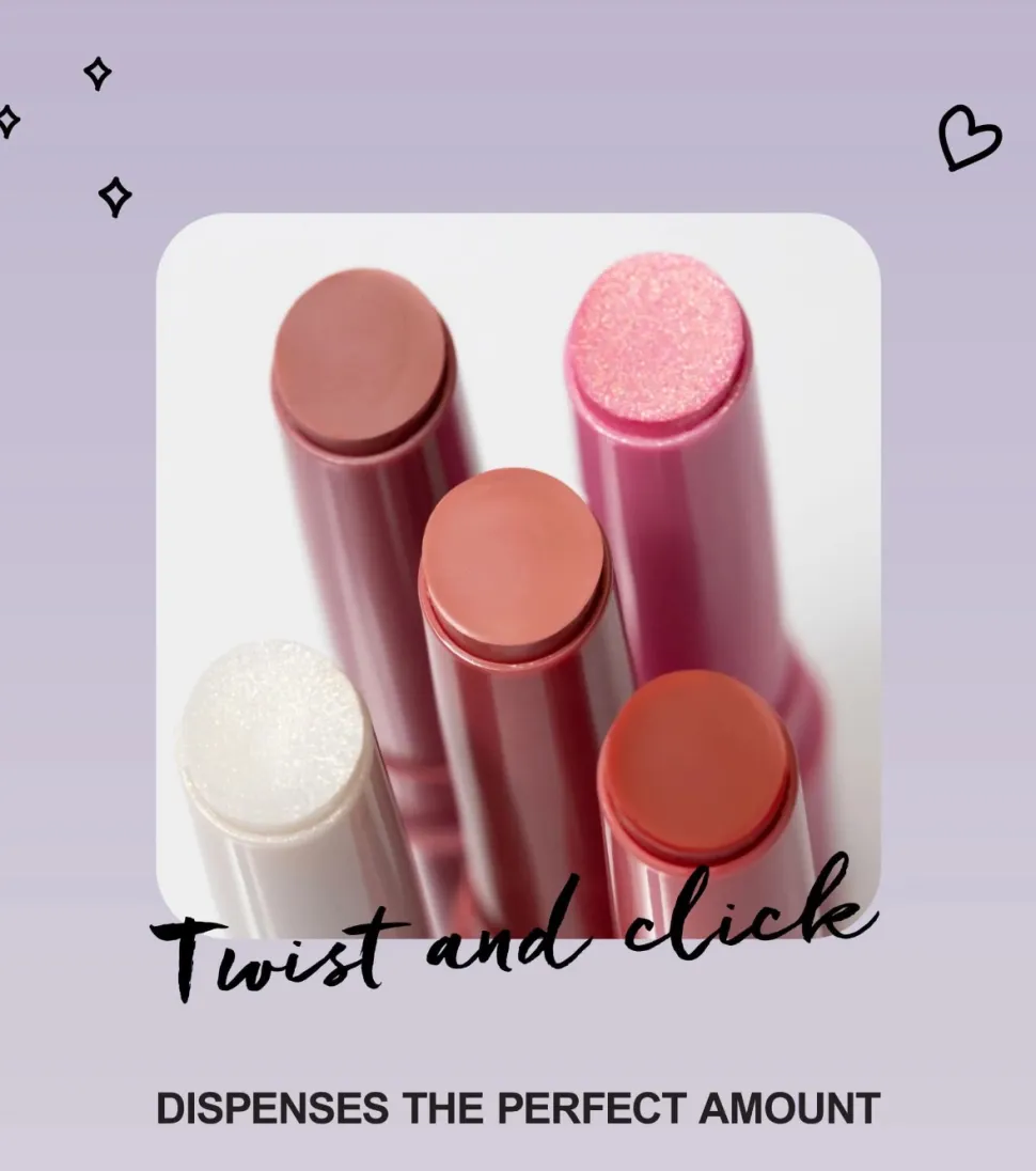 Aceite labial sólido con color Twist & Shine - Clear Sparkle