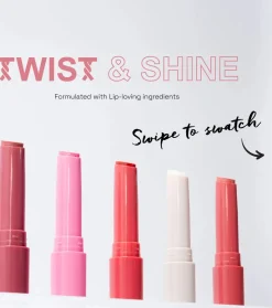 Aceite labial sólido con color Twist & Shine - Clear Sparkle
