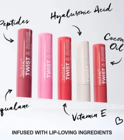 Aceite labial sólido con color Twist & Shine - Strawberry Kiss