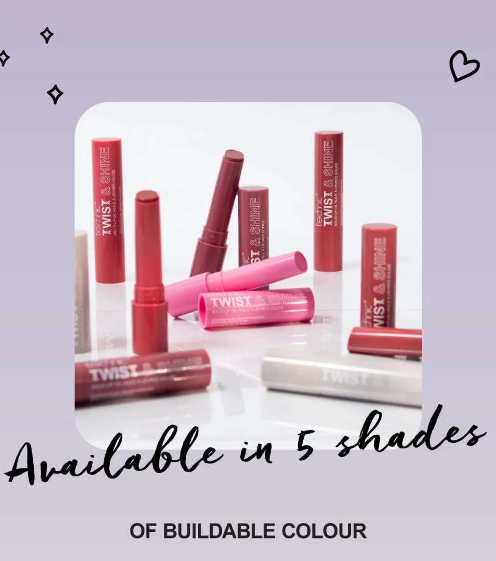 Aceite labial sólido con color Twist & Shine - Strawberry Kiss