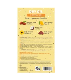 Aceite seco con glitter - Tropical