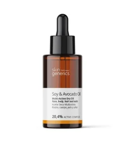 Aceite seco multiactivo de soja y aguacate