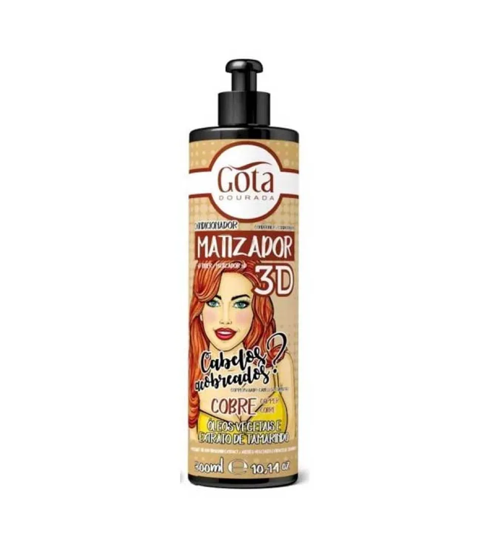 Acondicionador matizador 3D - Cabello cobrizo