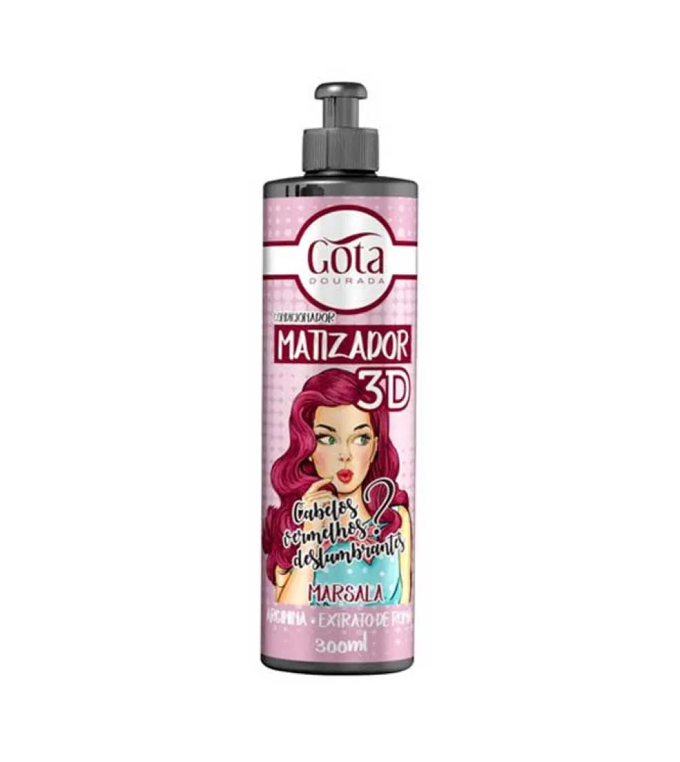 Acondicionador matizador 3D - Cabello rojizo