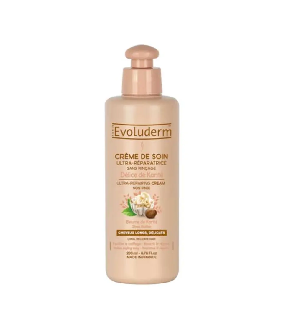 Acondicionador sin aclarado ultra reparador Délice de Karité 200ml - Cabellos largos y delicados