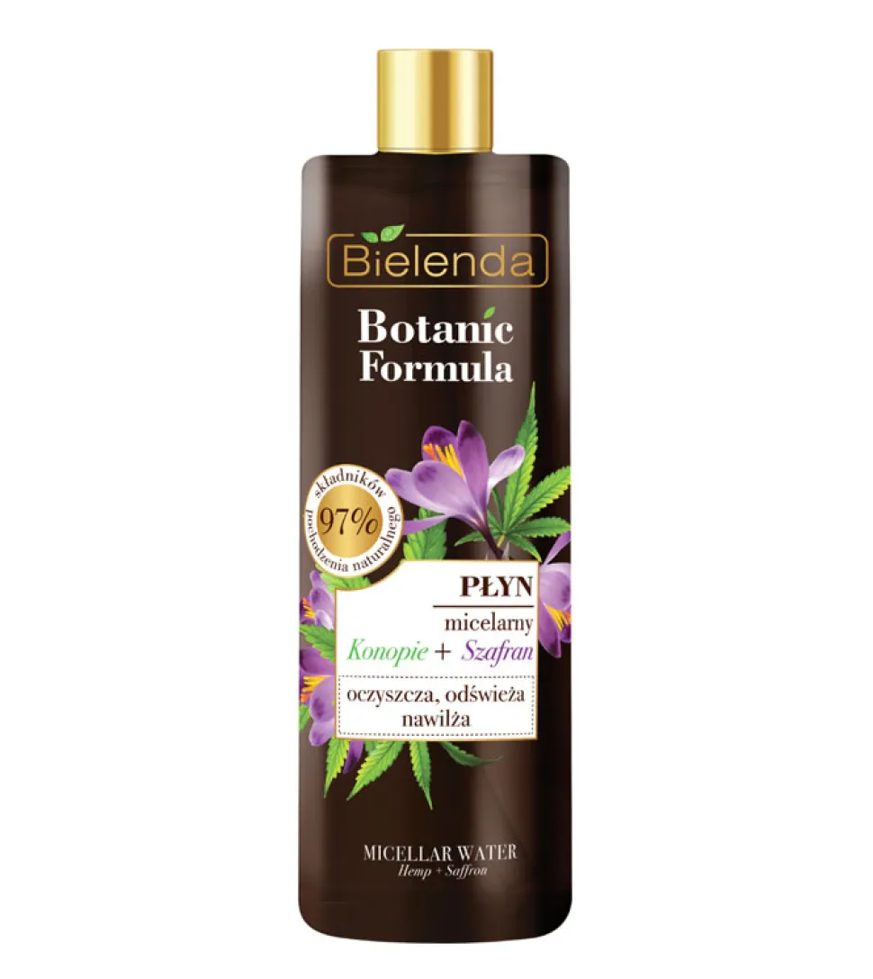 Agua micelar de cáñamo y azafrán Botanic Formula