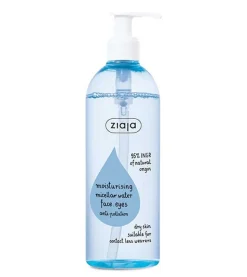 Agua micelar hidratante para rostro y ojos - Pieles secas