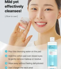 Agua micelar limpiadora con Niacinamida Low PH