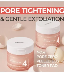 Almohadillas con tónico No. 4 Pore Zero Peeled Egg