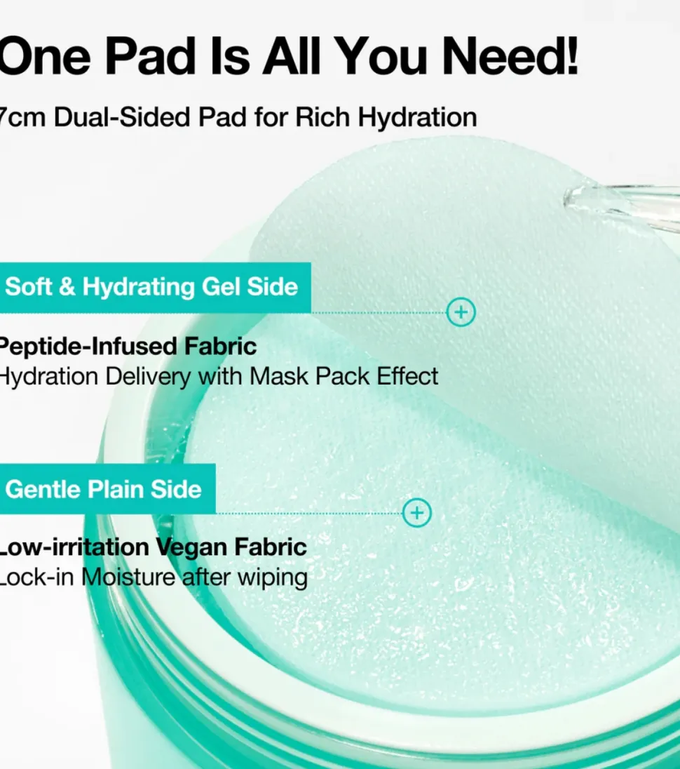 Almohadillas PDRN 100 Hyaluronic Acid Glow formato pads