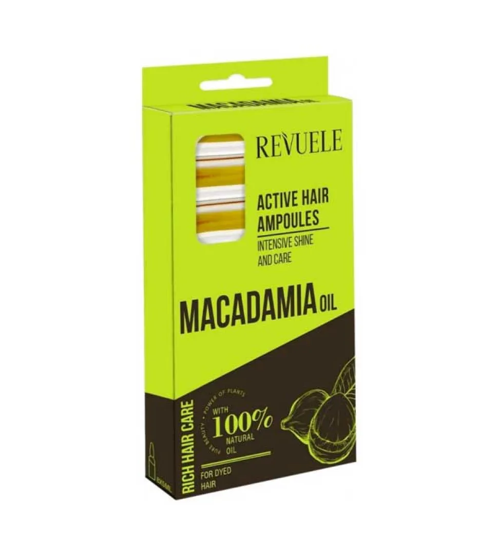 Ampollas brillo y cuidado intenso Macadamia Oil - Cabello teñido