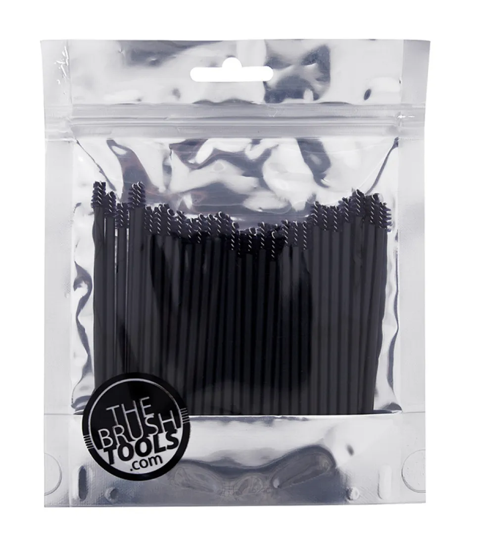 Aplicador máscara de pestañas desechable - Nylon - Tamaño Pequeño 50pcs.