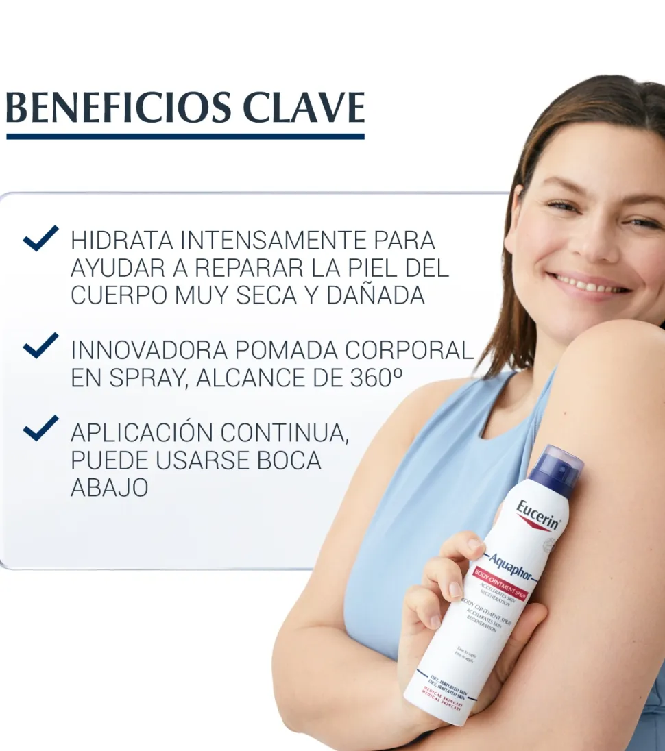 *Aquaphor* - Pomada corporal en spray - Piel seca y agrietada