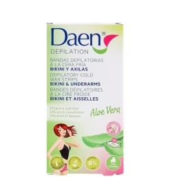 Bandas depilatorias bikini y axilas a la cera fría - Aloe Vera