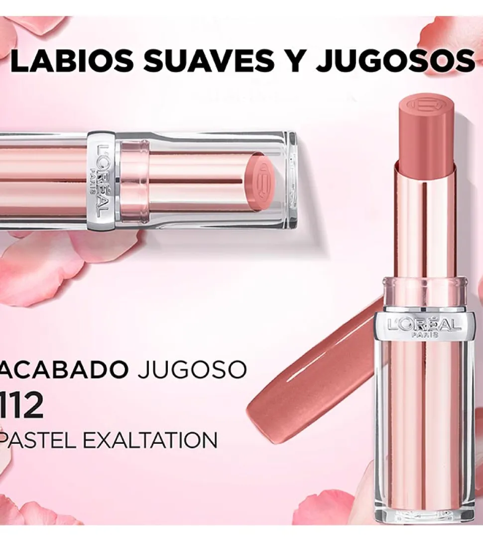 Barra de Labios Color Riche Glow Paradise - 112: Pastel Exaltation