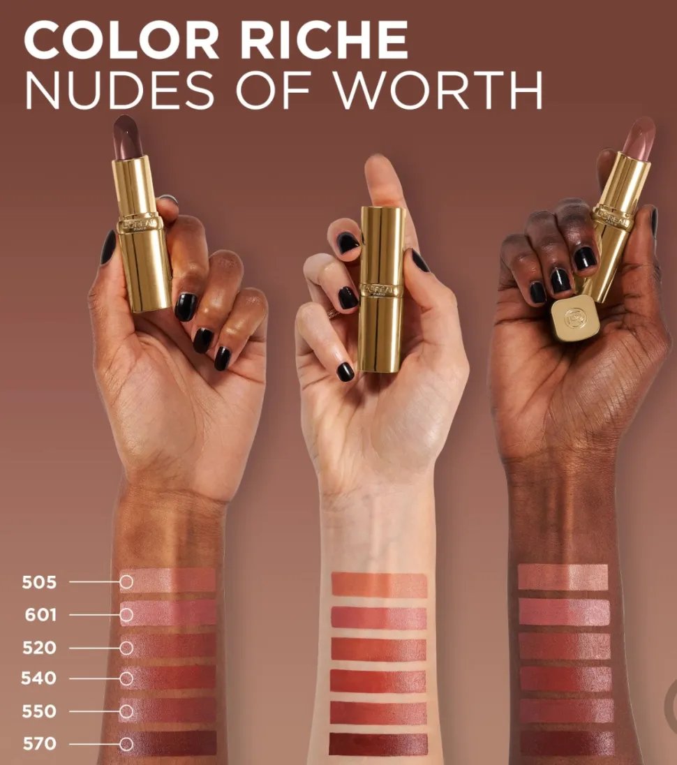 Barra de labios Color Riche Nude Intense - 505: Nu Resilient