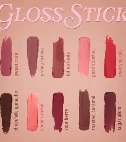 Barra de labios Pout Lip Gloss Stick - Shimmer Peach Sorbet Nude