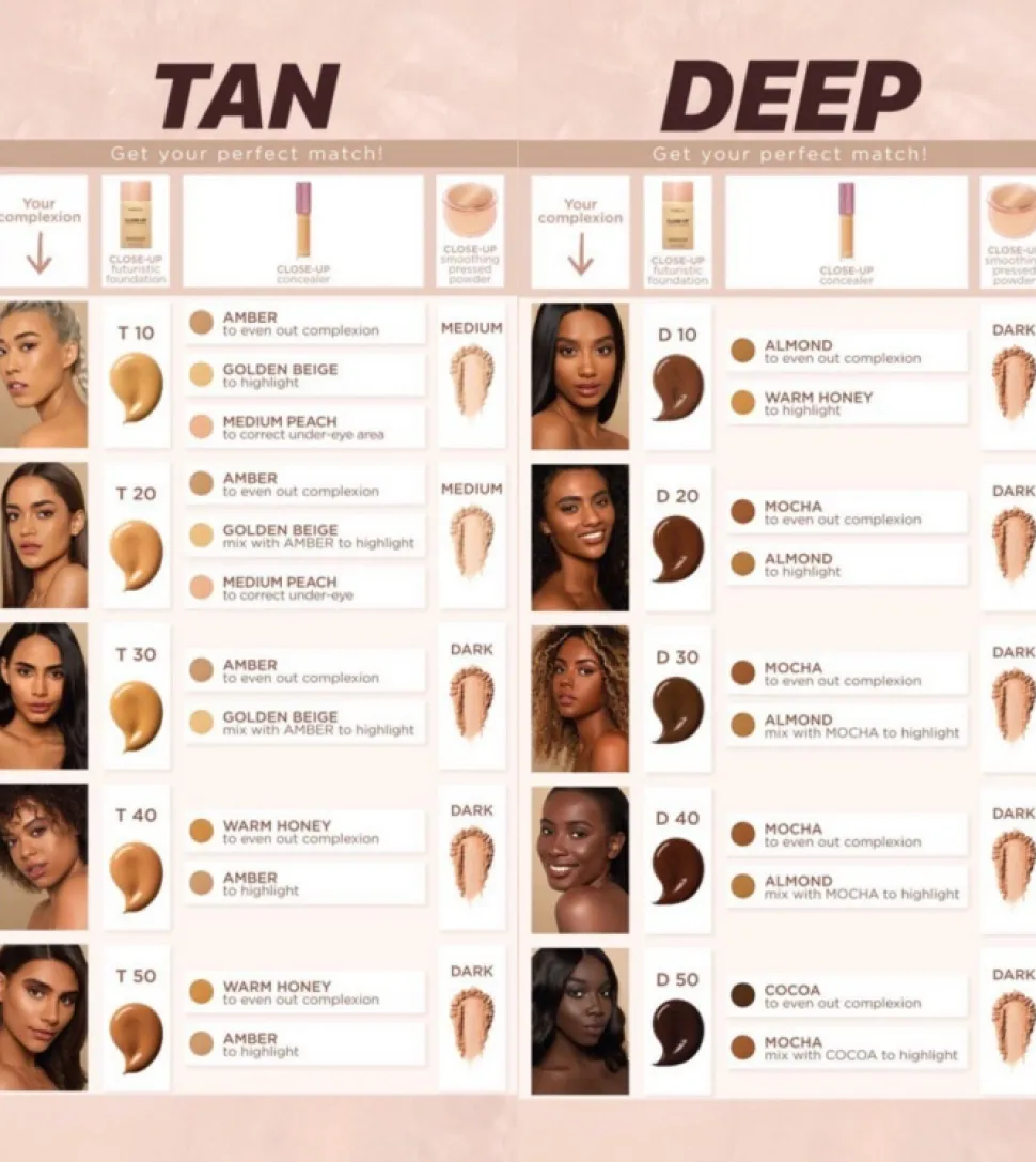 Base de maquillaje Close-Up Futuristic Foundation - D40