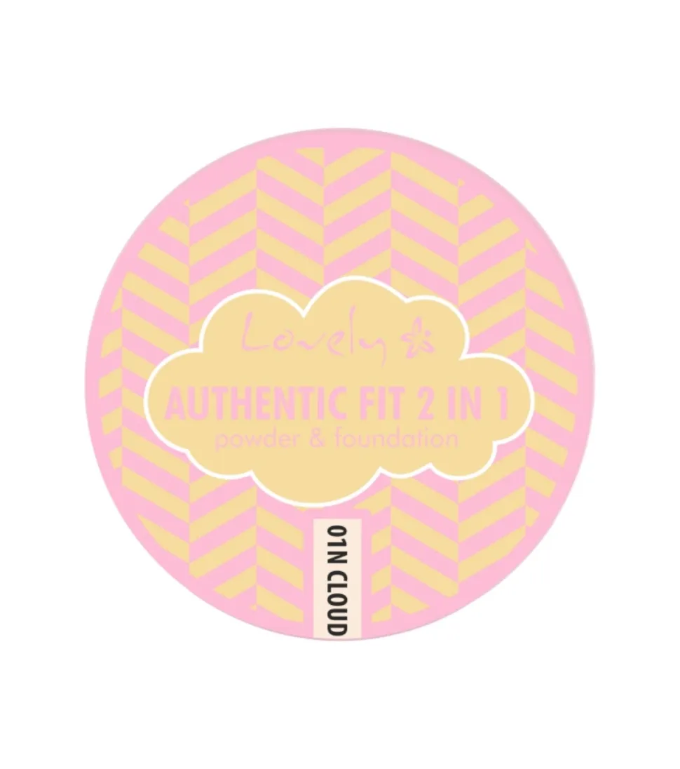 Base de maquillaje en polvo 2 en 1 Authentic Fit - 01N Cloud