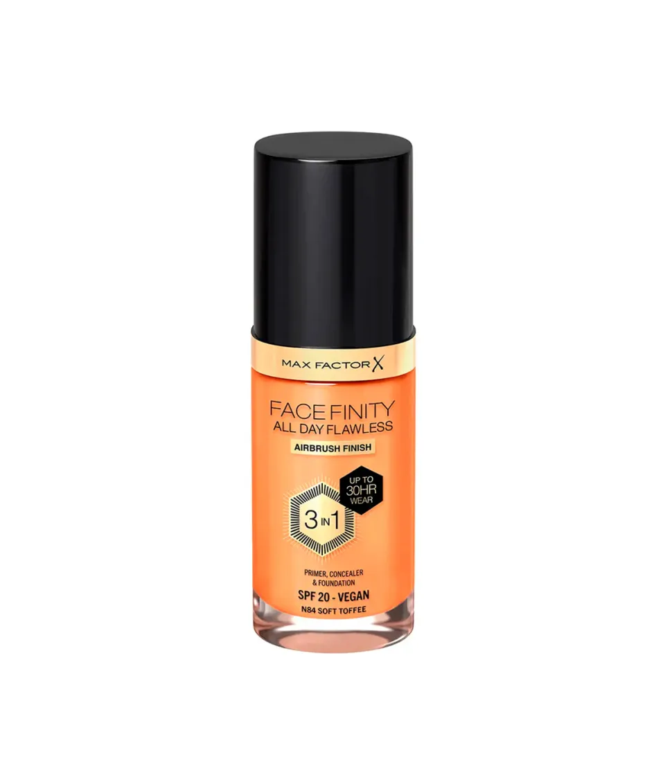 Base de maquillaje Face Finity 3 en 1 - N84: Soft Toffee