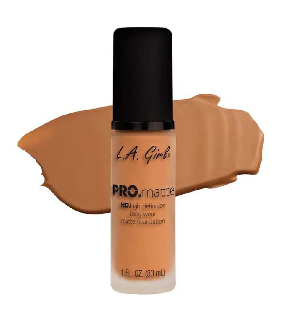 Base de Maquillaje Fluida PRO Matte - GLM680: Golden Bronze