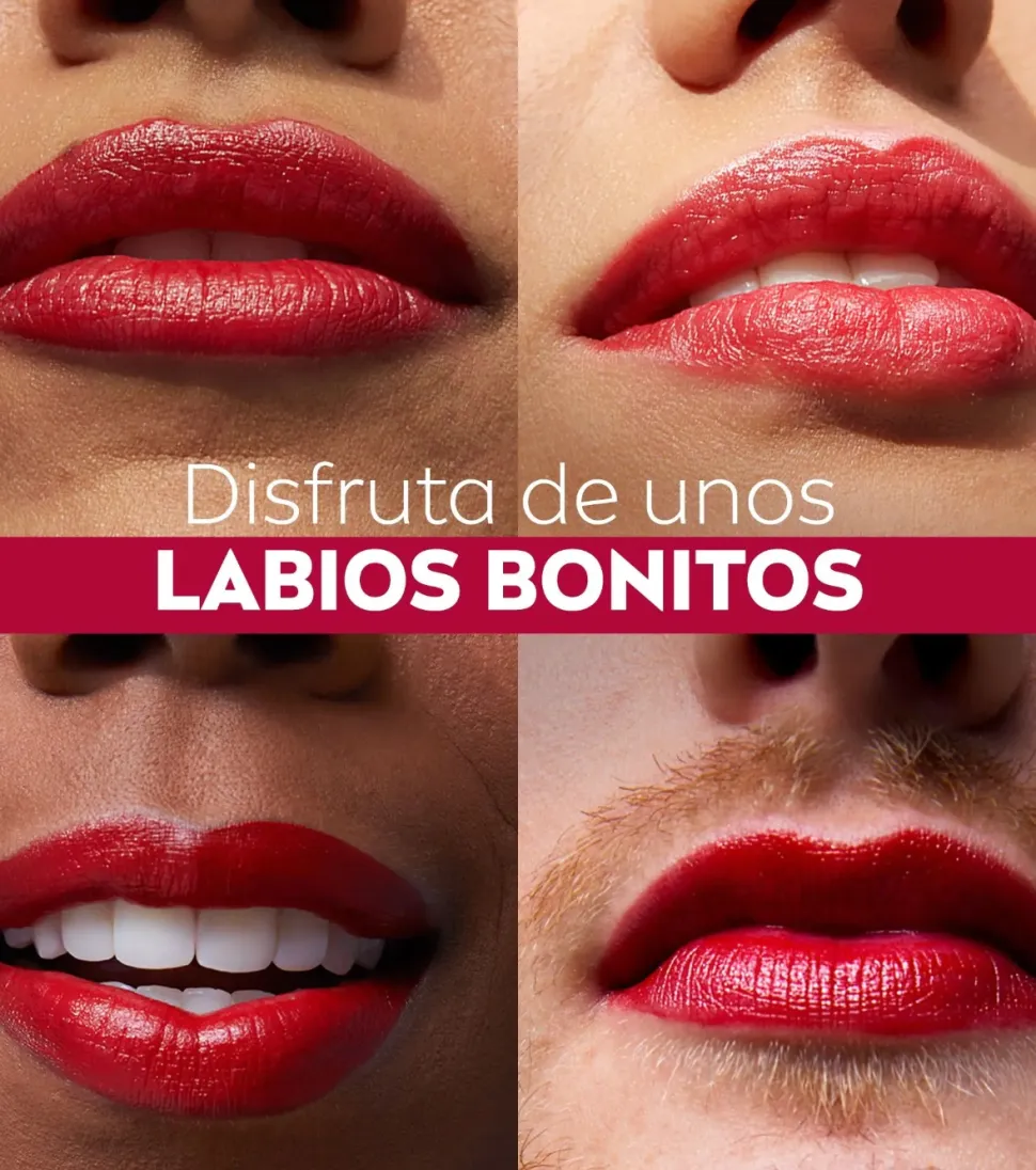 Bálsamo con color para labios y mejillas Caring Beauty - Red