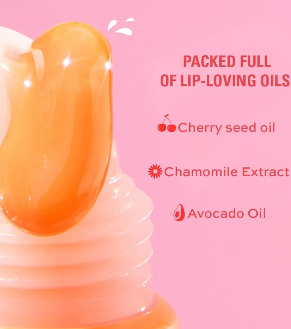 Bálsamo labial con brillo Juicy Peptide - Shimmer Mai Tai Pink