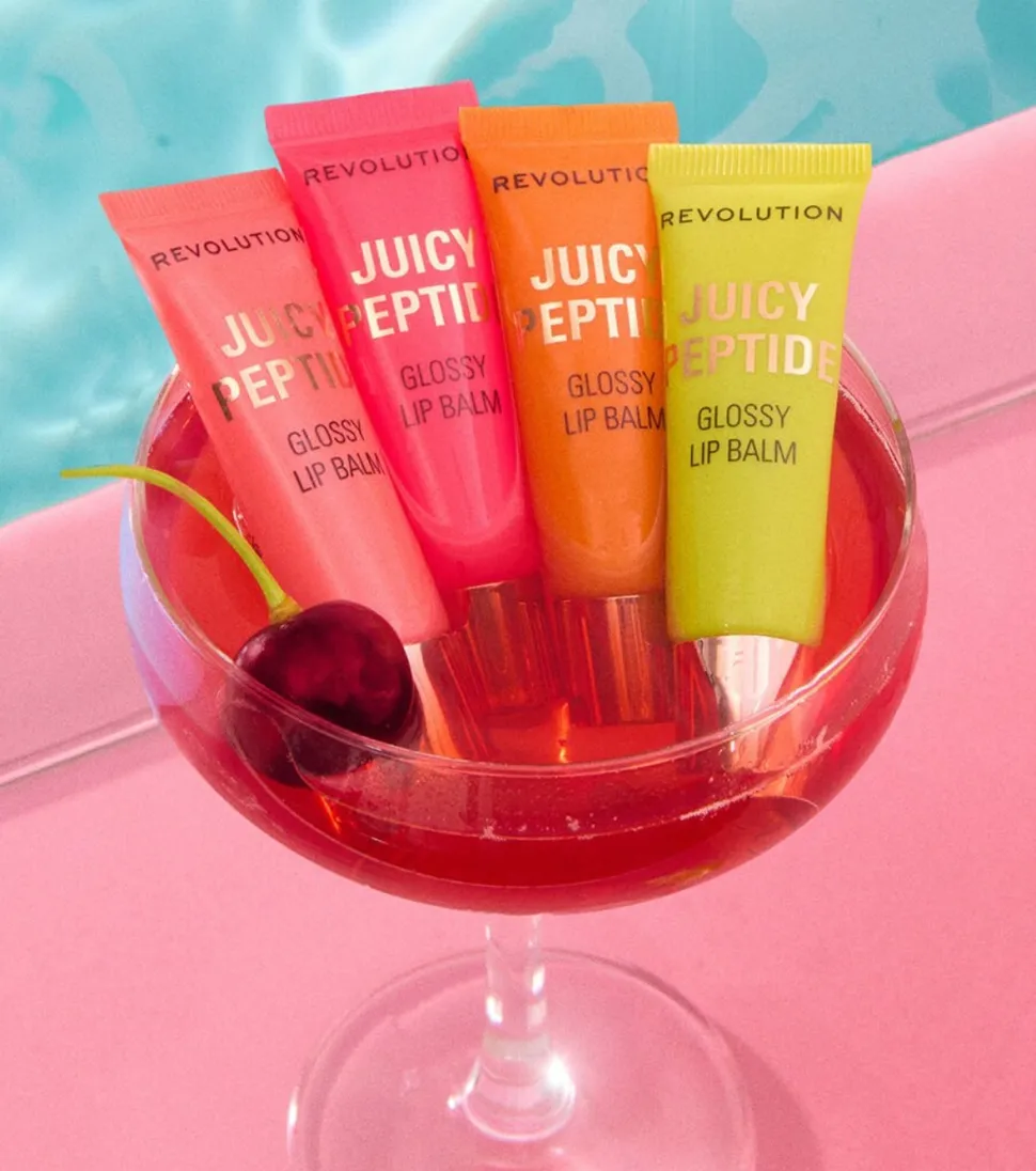 Bálsamo labial con brillo Juicy Peptide - Shimmer Mai Tai Pink