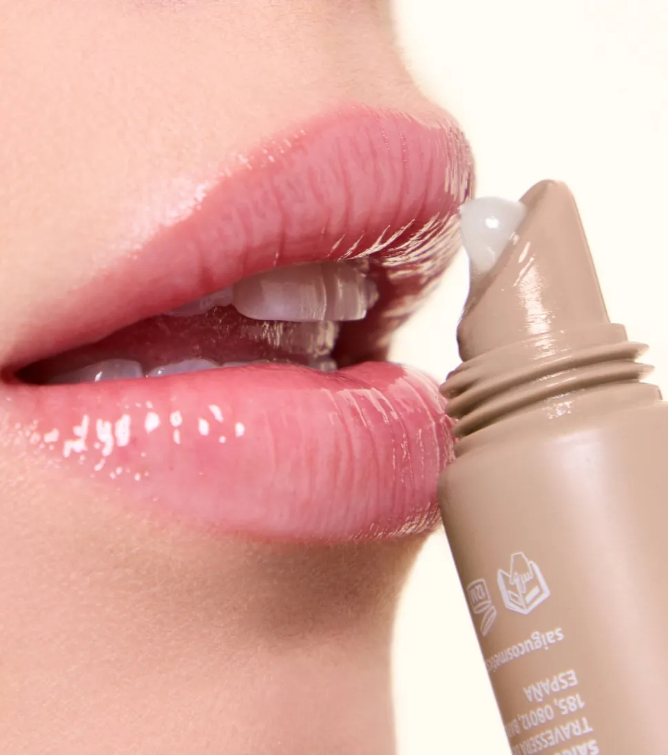 Bálsamo labial hidratante efecto brillo