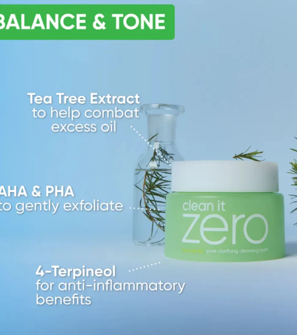 Bálsamo limpiador para poros Clean It Zero - Tea Tree-EX