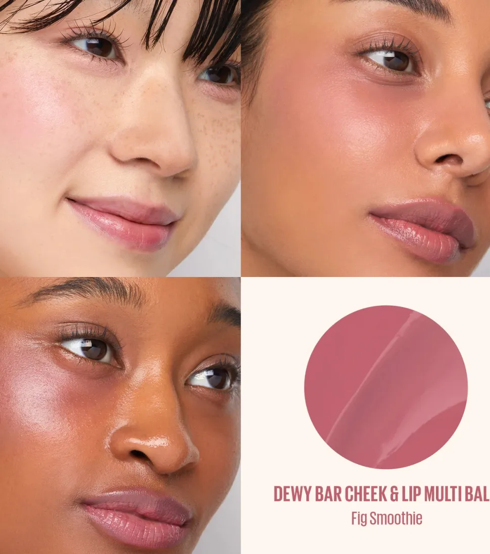 Bálsamo multi-stick para labios y mejillas Dewy Bar - Fig Smoothie