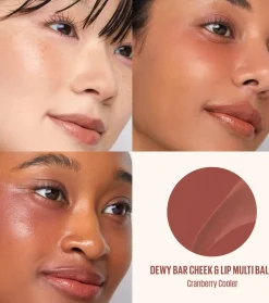 Bálsamo multi-stick para labios y mejillas Dewy Bar - Cranberry Cooler