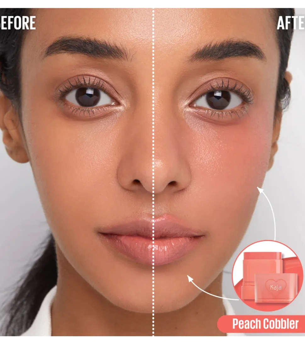 Bálsamo multi-stick para labios y mejillas Dewy Bar - Peach Cobbler