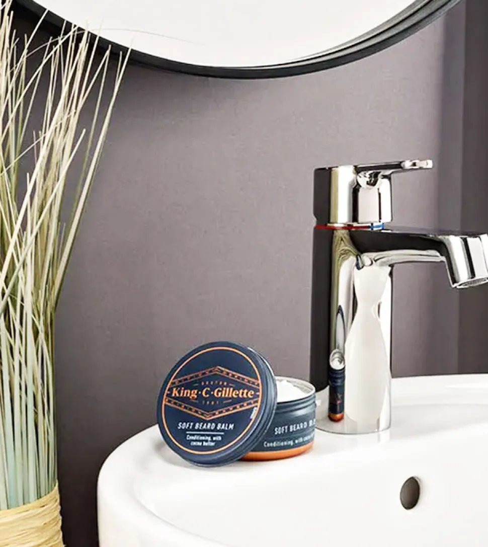 Bálsamo suave para barba con manteca de cacao