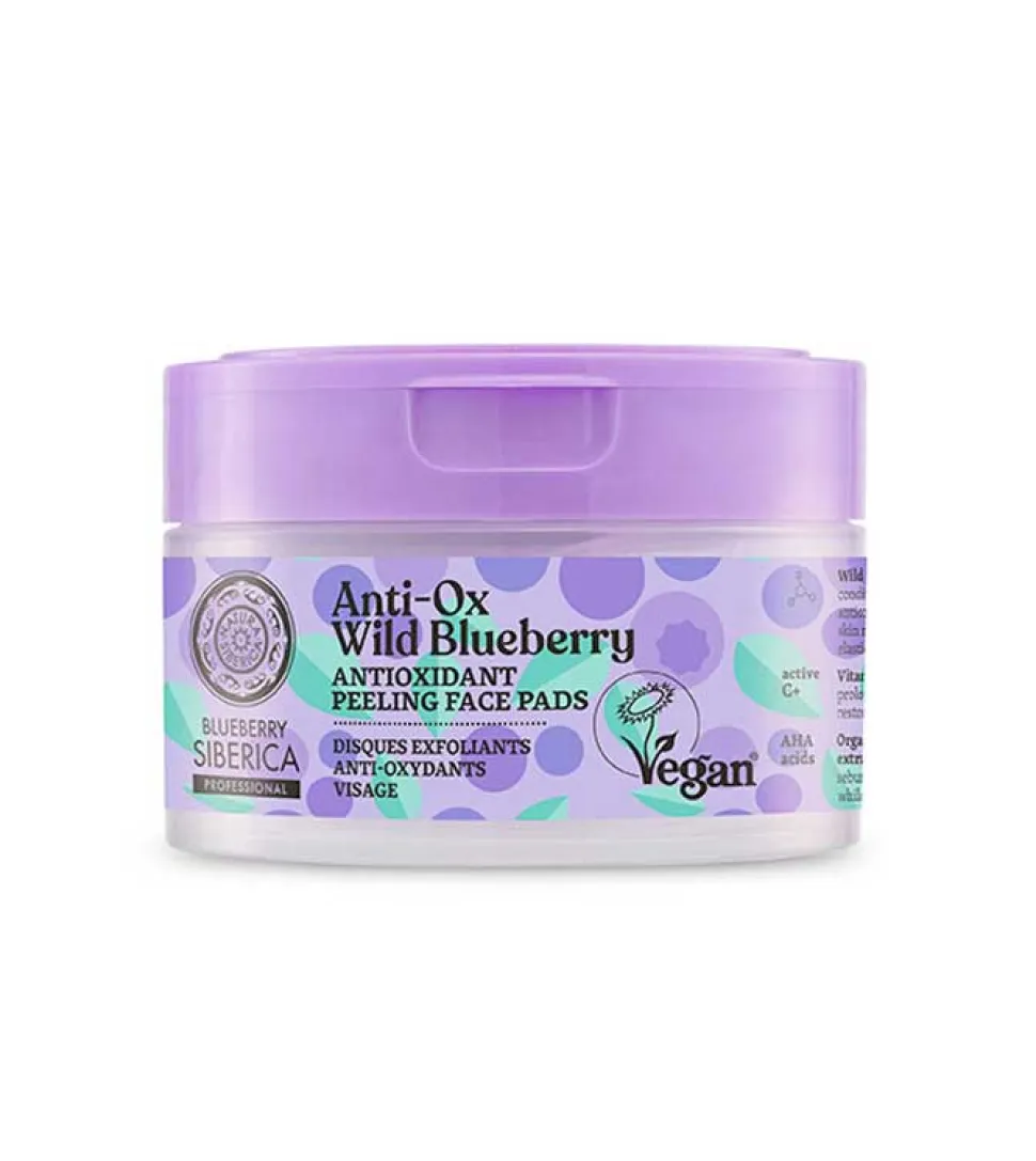 *Blueberry Siberica* - Discos faciales exfoliantes antioxidantes