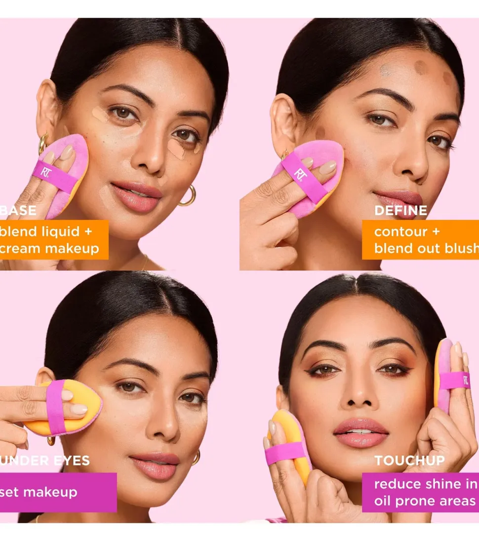 Borla multiusos de doble cara Miracle 2-in-1 Powder Puff