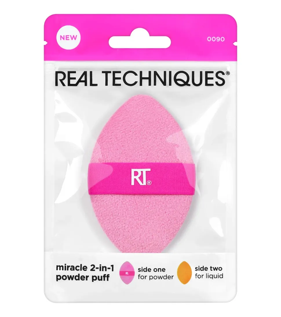 Borla multiusos de doble cara Miracle 2-in-1 Powder Puff
