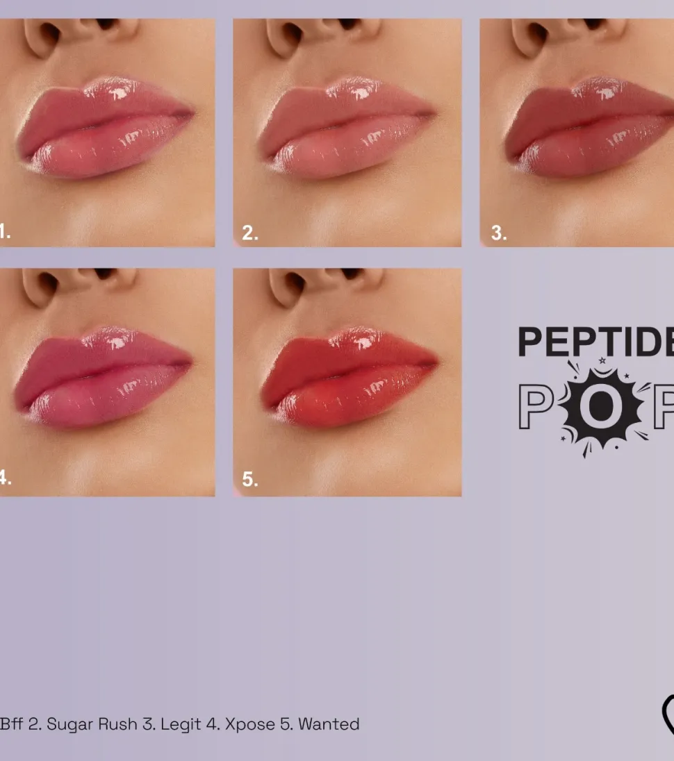 Brillo de labios con péptidos Peptide Pop - Sugar Rush