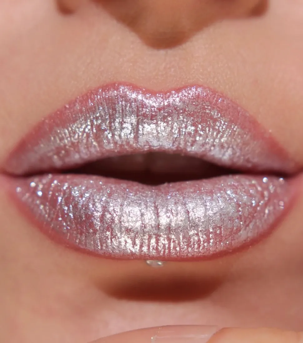 Brillo de labios Glitter Gloss - Silver