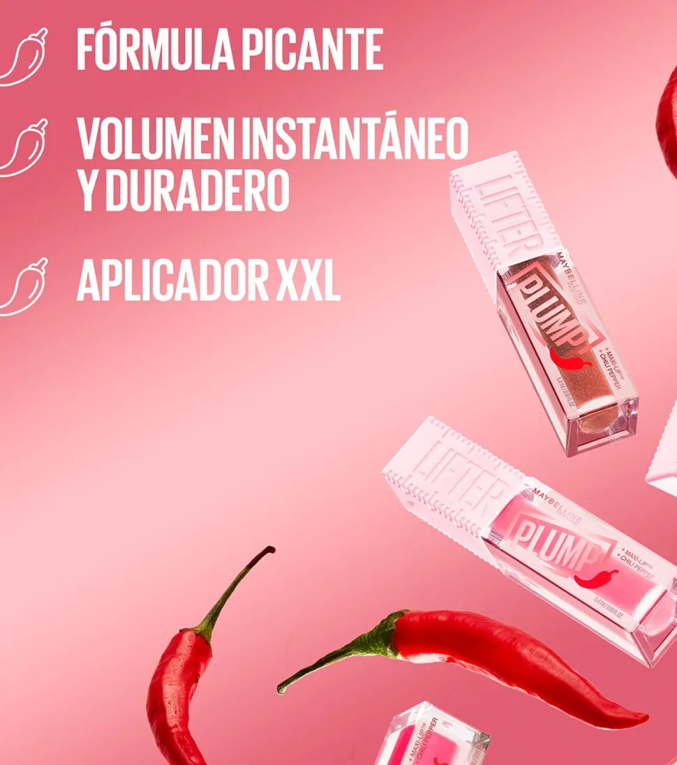 Brillo de labios voluminizador Lifter Plump - 004: Red Flag