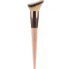 Brocha angulada para base de maquillaje
