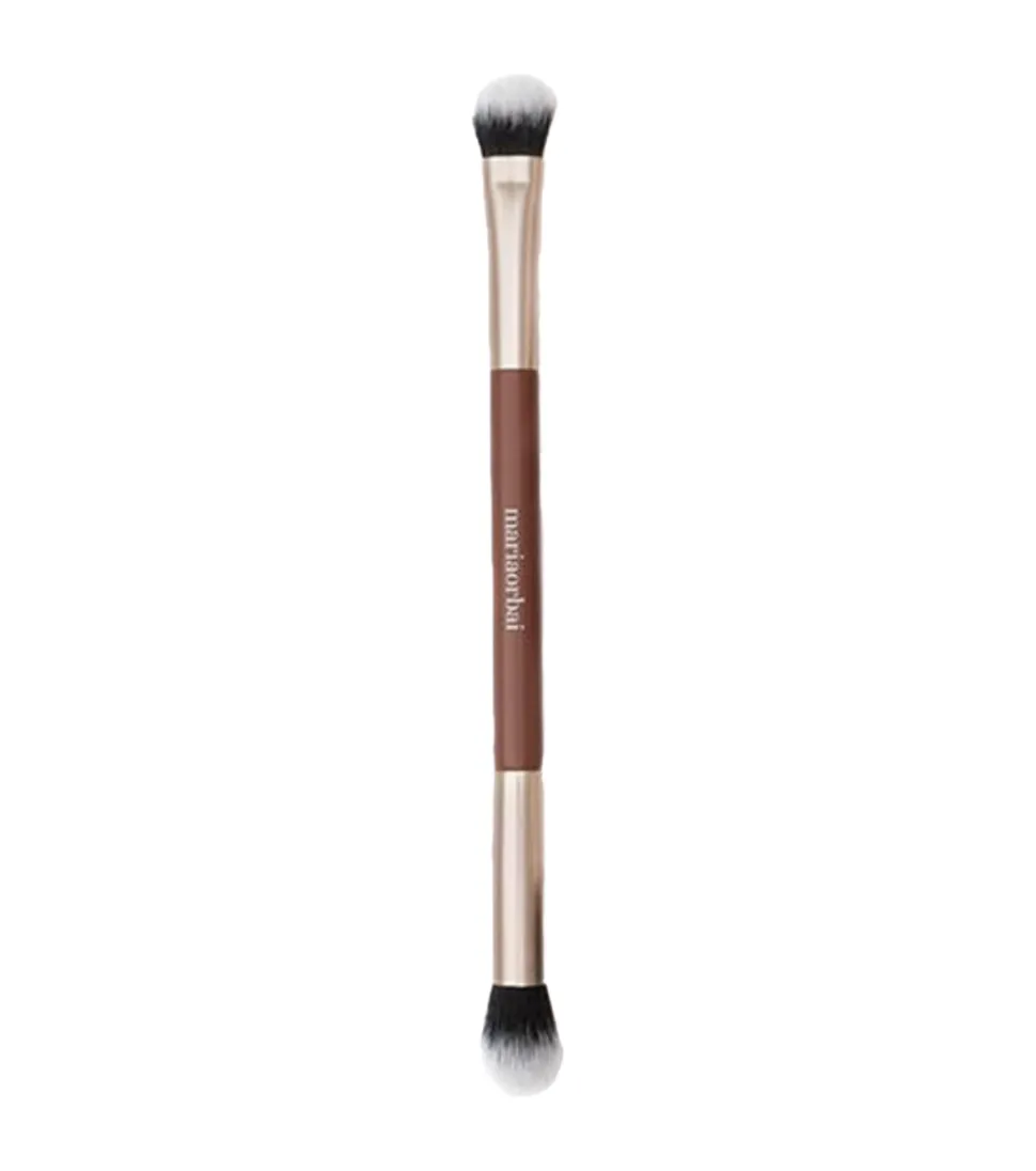 Brocha doble multifunción Soft Vegan Brush Brownie - MO. 03