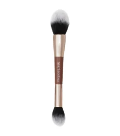 Brocha doble para rostro Soft Vegan Brush Brownie - MO. 02