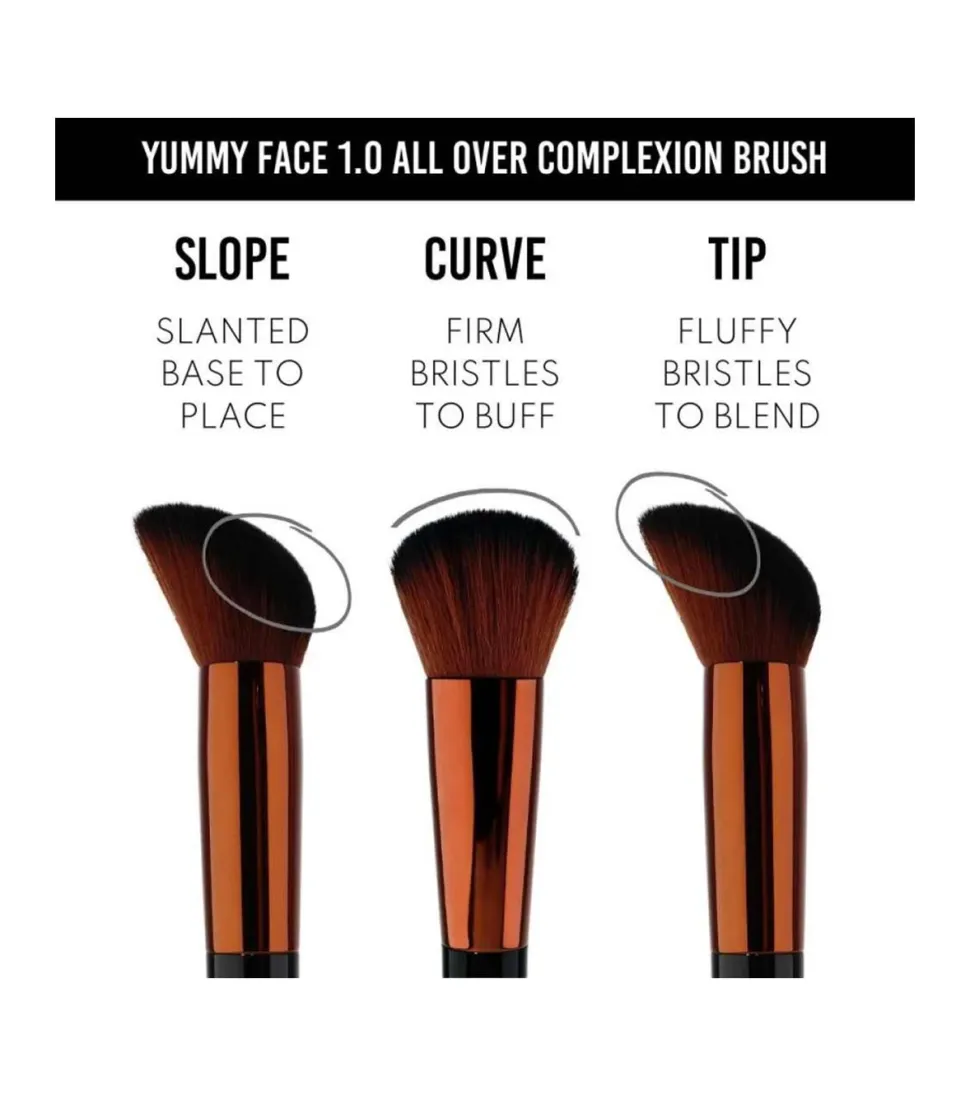 Brocha multiusos Yummy Face 1.0 All Over Complexion