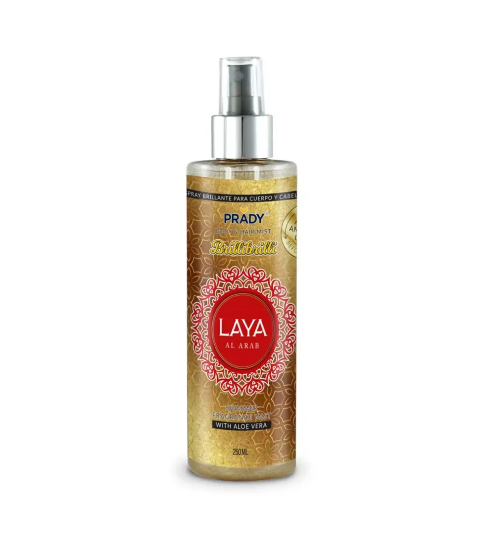 Bruma brillante para cuerpo y cabello con aloe vera - Laya Al Arab